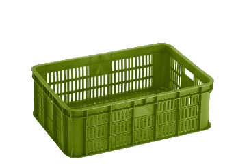 塑膠籃 搬運籃 儲運箱 三格藍