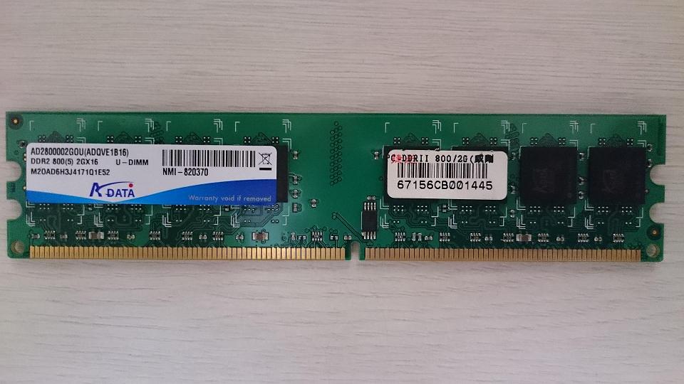 威剛 DDR2 800 2GB