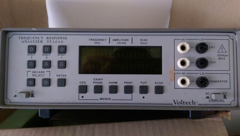 frequency response analyzer TF2000