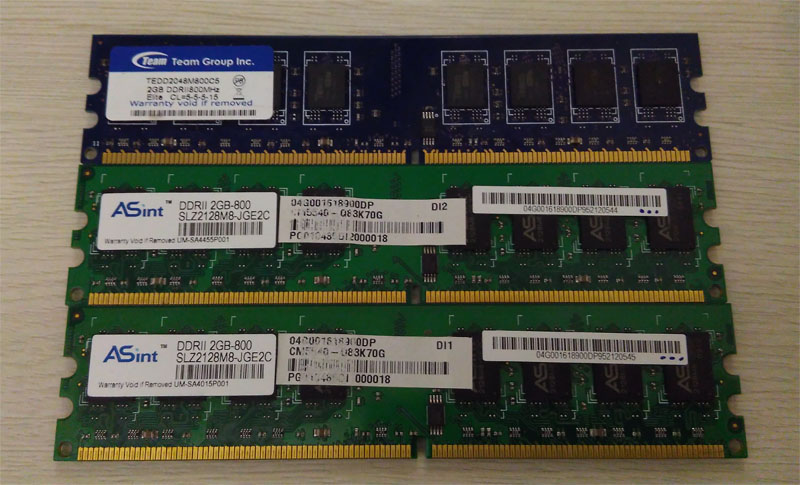 DDR2 800 2GB 任一支$250