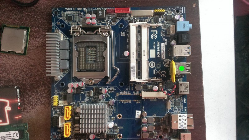 技嘉 MSH61DI Mini-ITX 1155-DDR3 當廢品賣(看圖)