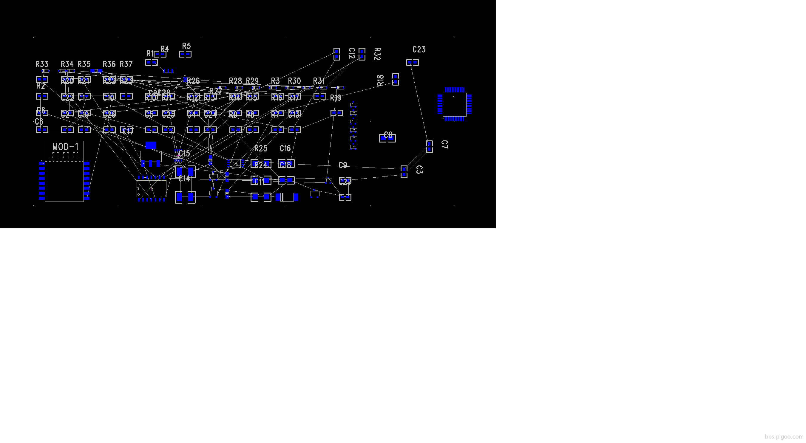 PADS 使用第二次原理圖導入後的畫面.png