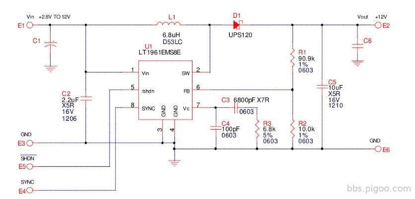 LT1961, VIN2~12V