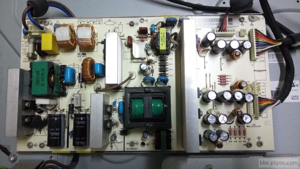 電源版有量過各輸出點的電壓與板上標示相同