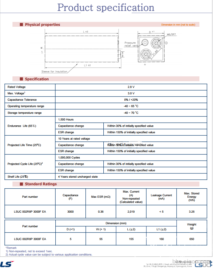 LSUC datasheet