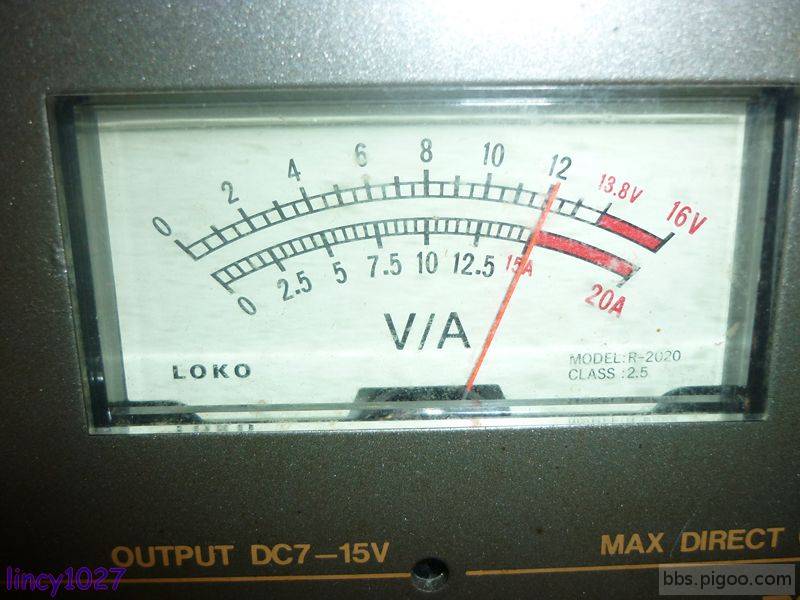 年代久遠的可調式電源供應器,電壓調到12v.jpg