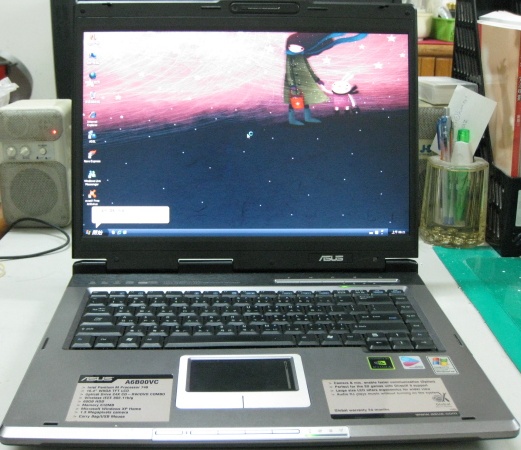 ASUS A6VC 1.7G/768MB/60GB/15.4"