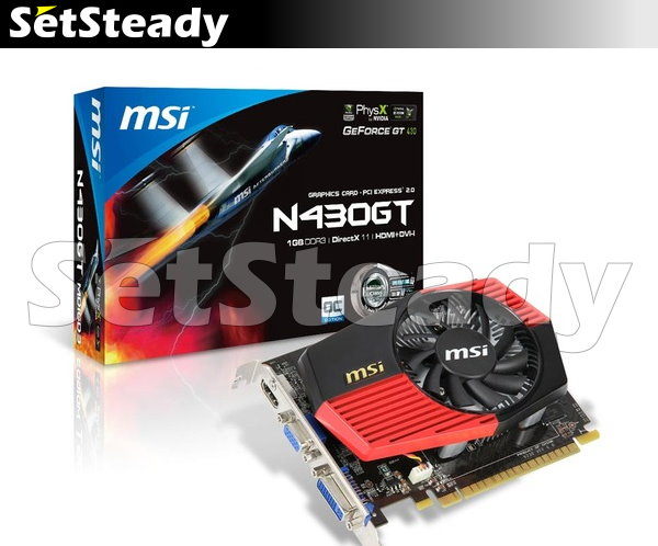 MSI微星 N430GT-MD1GD3/OC 430晶片/DDR3 1G/HDMI輸出/軍規用料