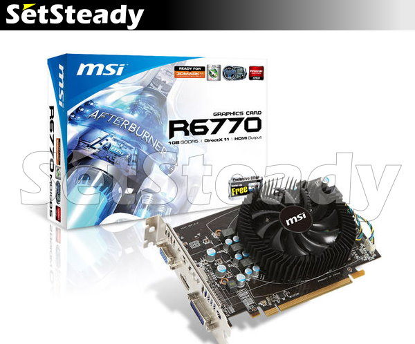 MSI微星 R6770-MD1GD5 R6770晶片/DVI/原生HDMI 1.4/軍規用料