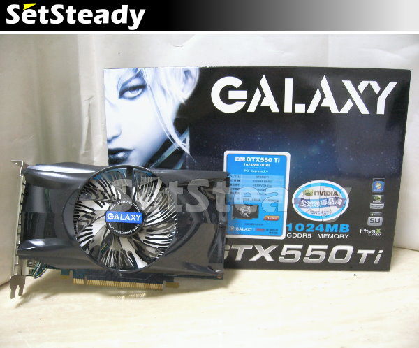 全新 影馳 GALAXY GTX550 TI 1GB DDR5 支持HDMI 1.4a 風道式散熱技術