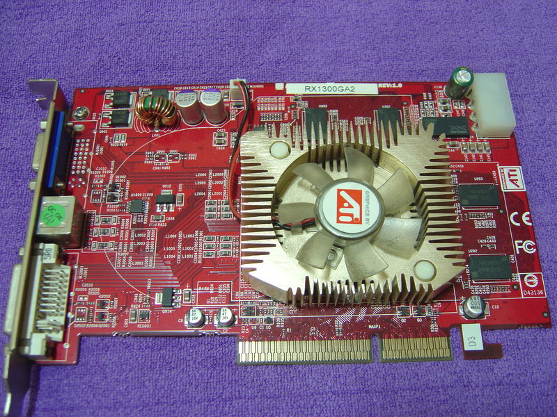 精星 ATI RADEON X1300 AGP 8X 256MB DDR2 顯示卡