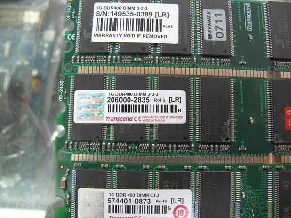 正宗創見DDR400 1G 桌上型電腦記憶體 終身保固