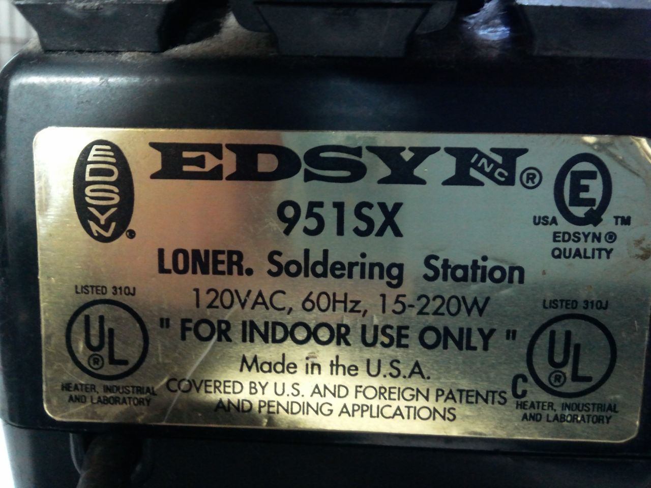 EDSYN 951SX 防靜電 恆溫控烙鐵