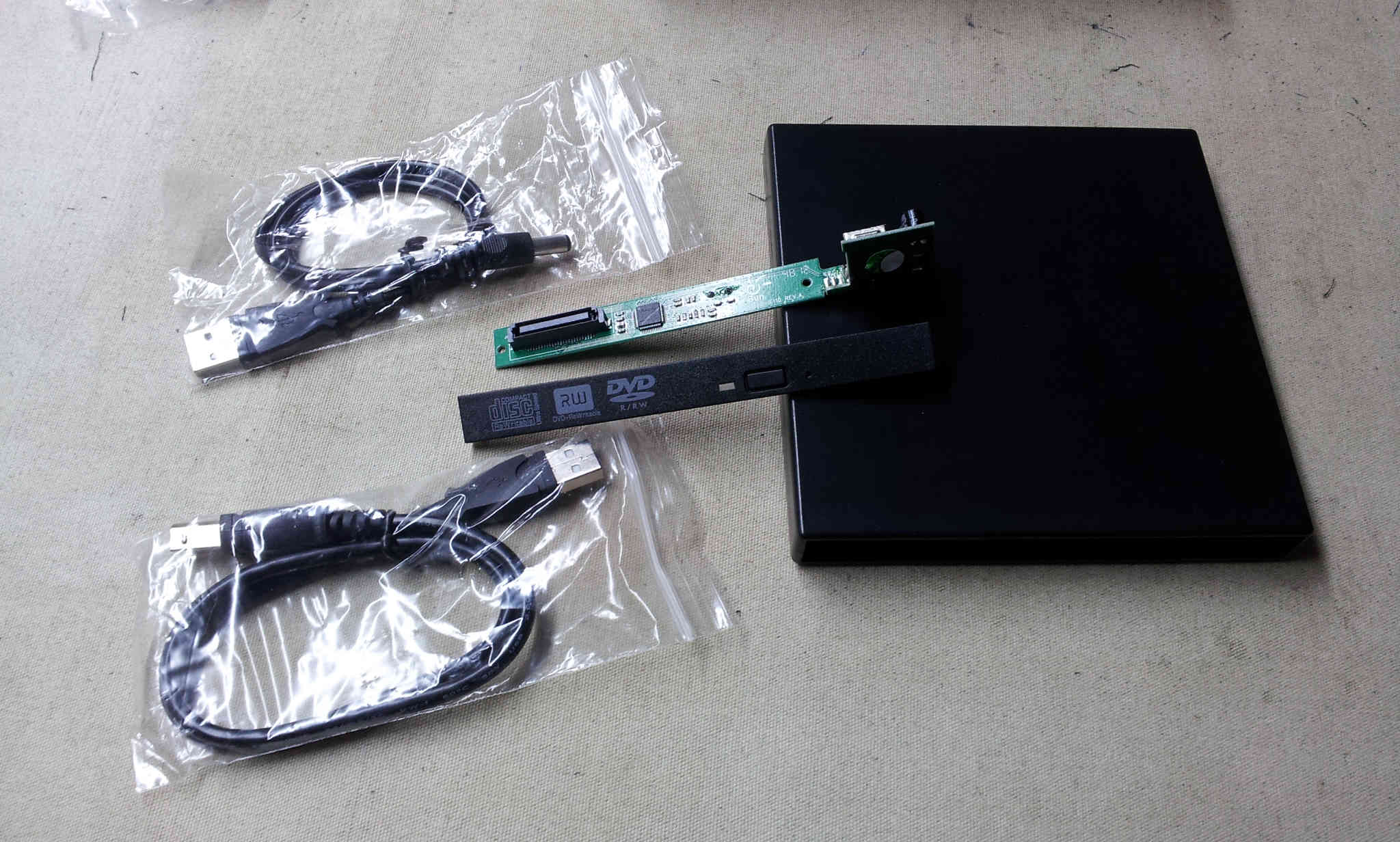 通用型 改良穩定版 筆電 12.7mm Slim 光碟機 專用 外接盒 USB 2.0 IDE介面 附面板