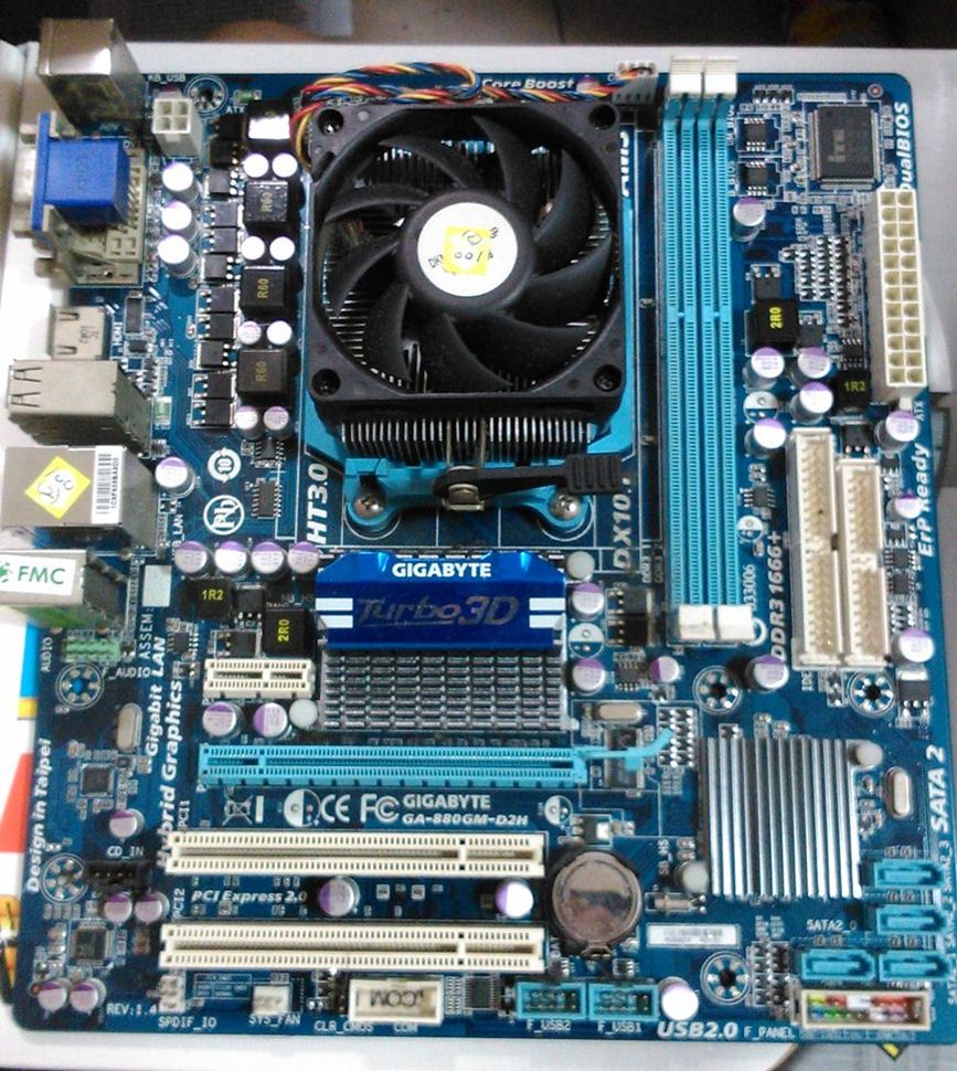 AMD Athlon x2 260+GA-880GM-D2H+GV-N430TC-1GI 出售(再下殺200)