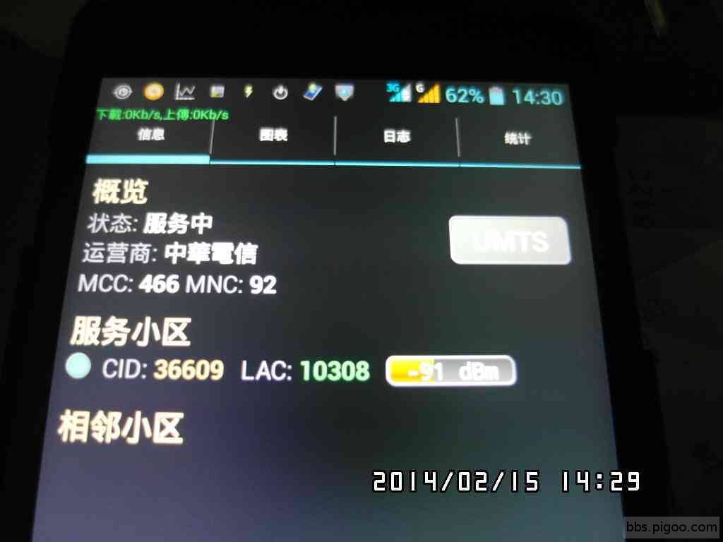 BA2C1-BC1F內側-Acer強波斷電後-GSM信號監測是-信息-91dBm.JPG