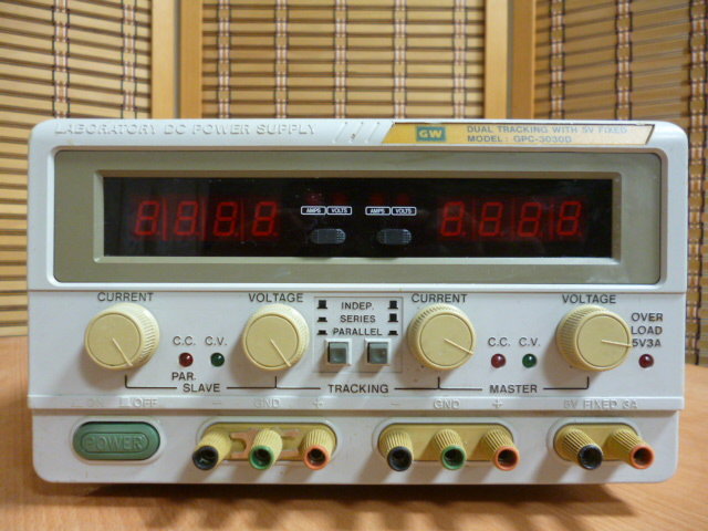 G.W GPC-3030D (GPC3030D)30V/3A DC Power Supply(直流電源供應器)
