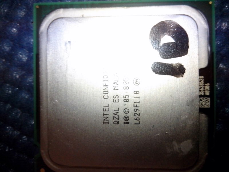 INTEL CONFIDENTIAL QZAL ES  雙核心 CPU(良品)10