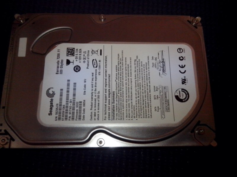 Seagate 320G 硬碟 良品 (已售出)