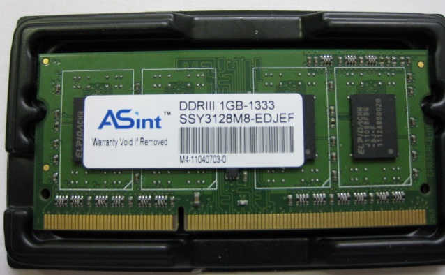 筆電用 DDR3-1G