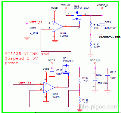 MS-6712主板VCC2_5、VSUS2_5产生电路