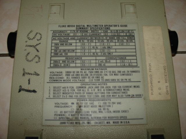 售fluke 8010A digital multimeter