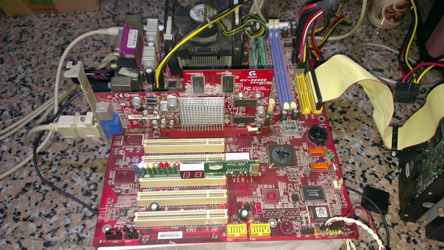 微星-P4主機板+CPU