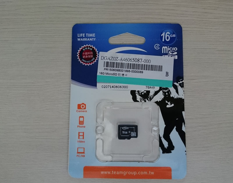 十銓 Team 16GB micro SD記憶卡