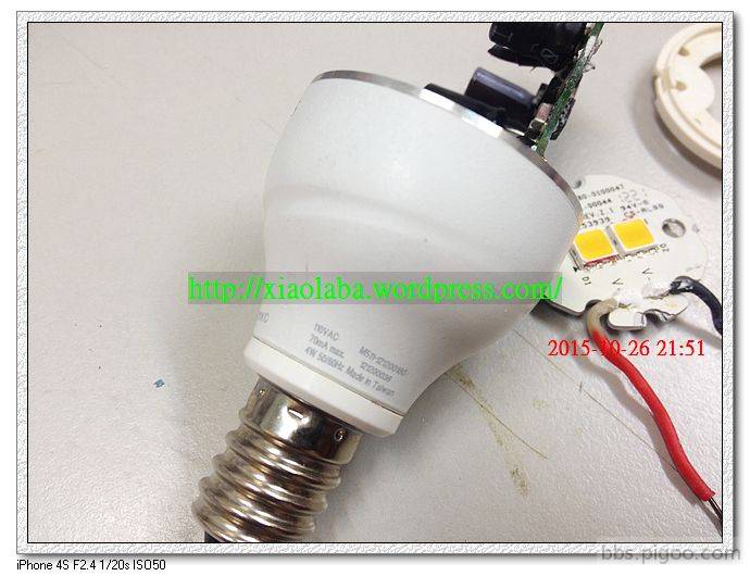 TESS 110V 70mA 4W LED燈泡, LED 顆粒特別