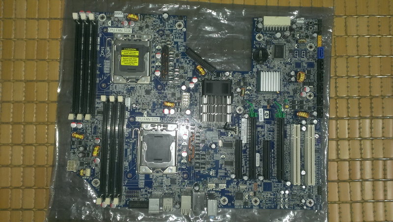HP_Z600 主機板 含CPU X2+記憶體