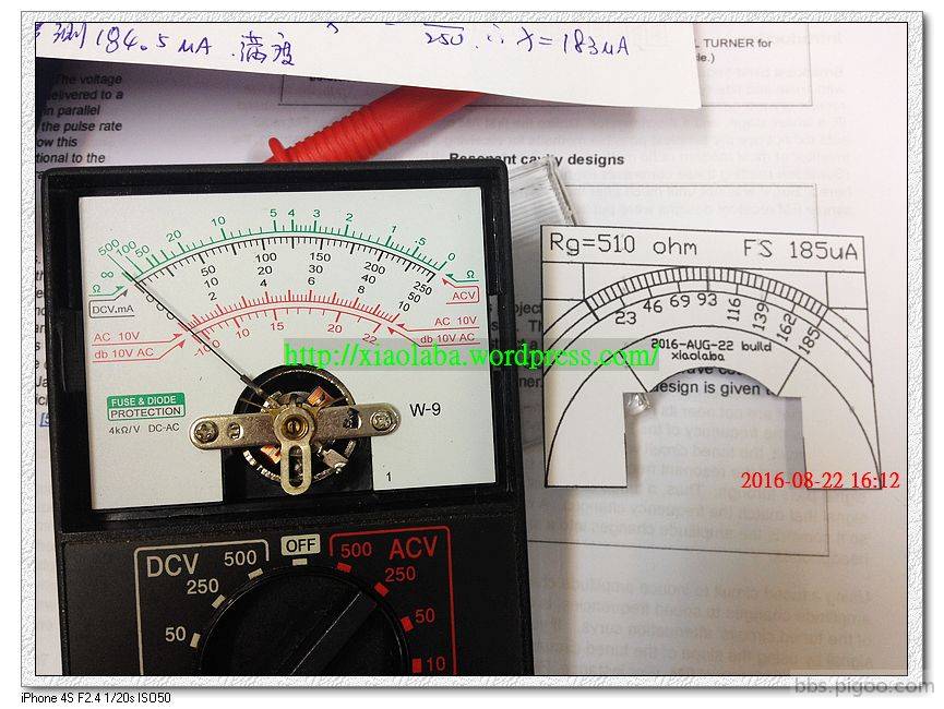 185uA meter