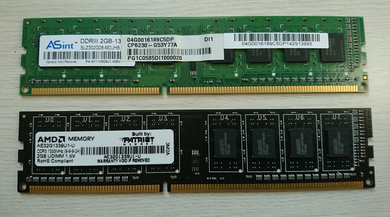 AMD(Asint) DDR3-1333 2GB