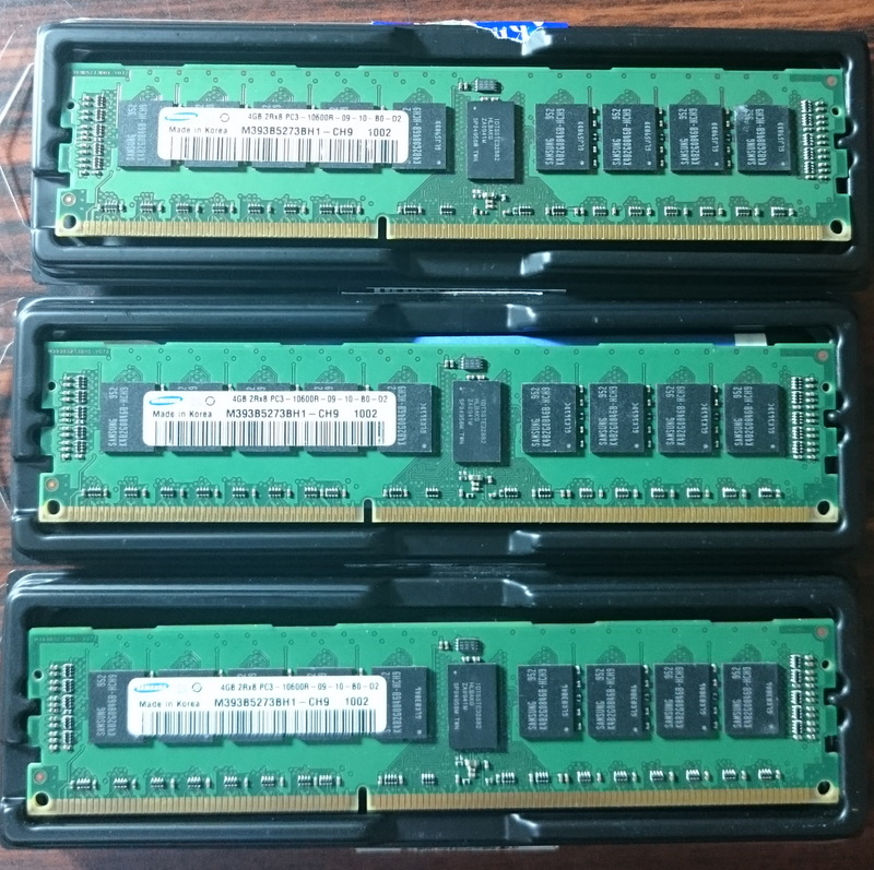 Samsung 三星 DDR3-1333 4GB ECC REG 伺服器用