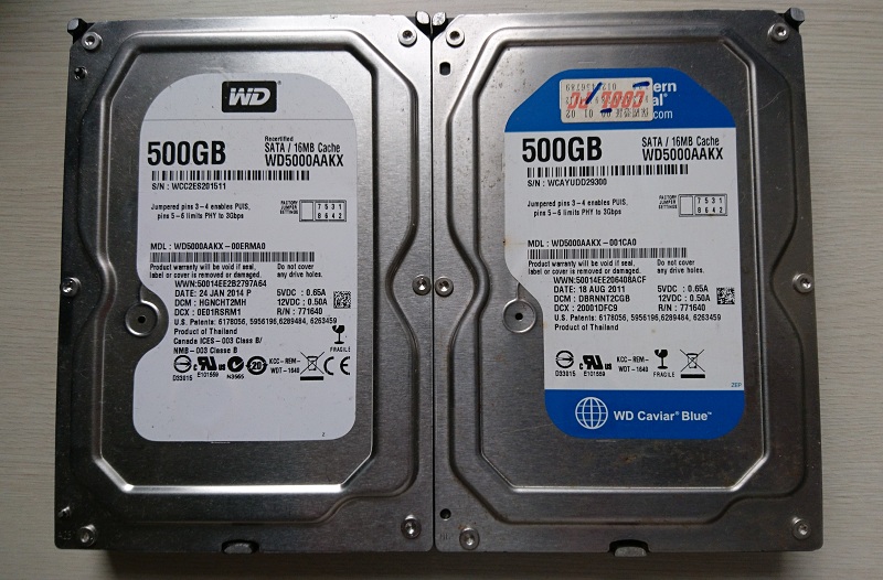 WD 500GB(品項不佳)