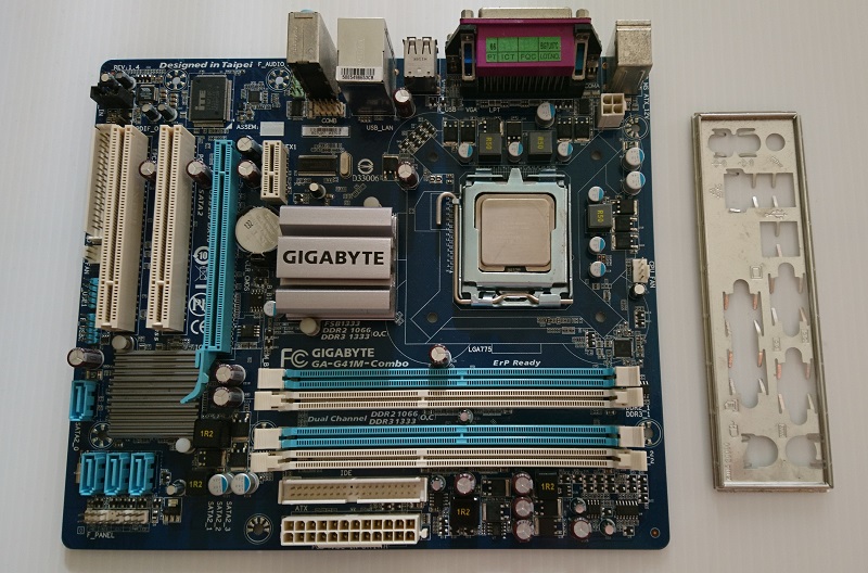 intel Core 2 Quad Q6600 + 技嘉GA-G41M-Combo