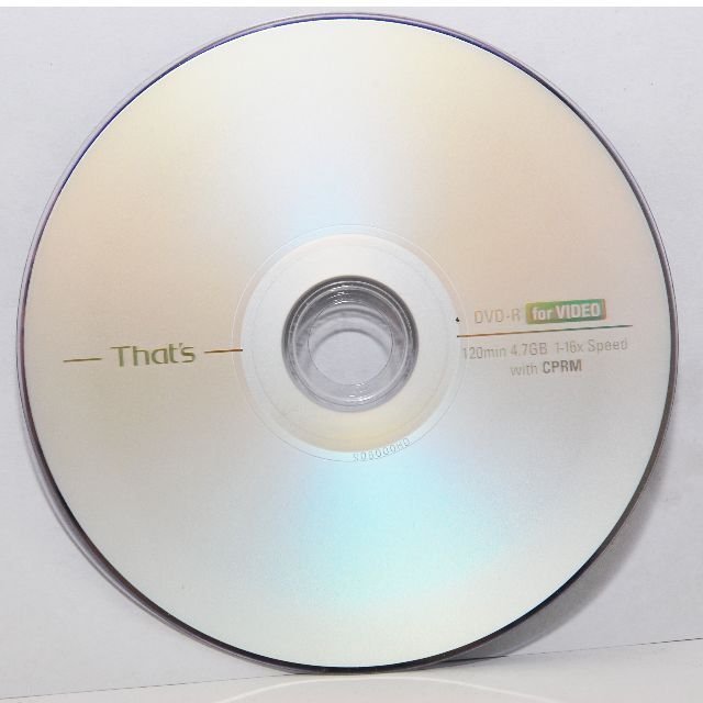 日本製 That's 太陽誘電DVD-R 燒錄片 4片 DVD-R FOR VIDEO