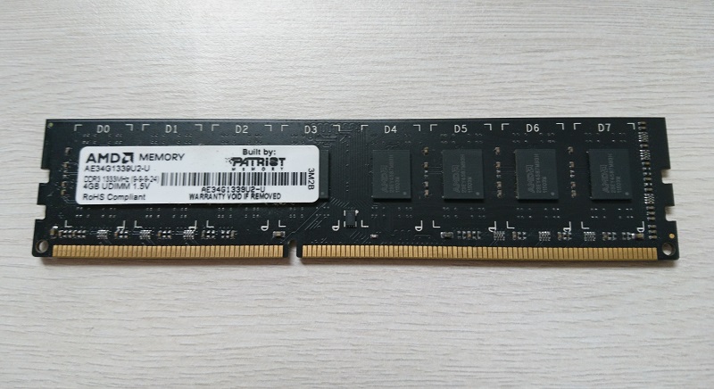 AMD DDR3-1333 4GB