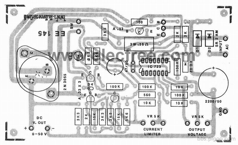 調整大小pcb-variable-regulator-0-50v-2a-by-ic-lm723-2n3055.jpg