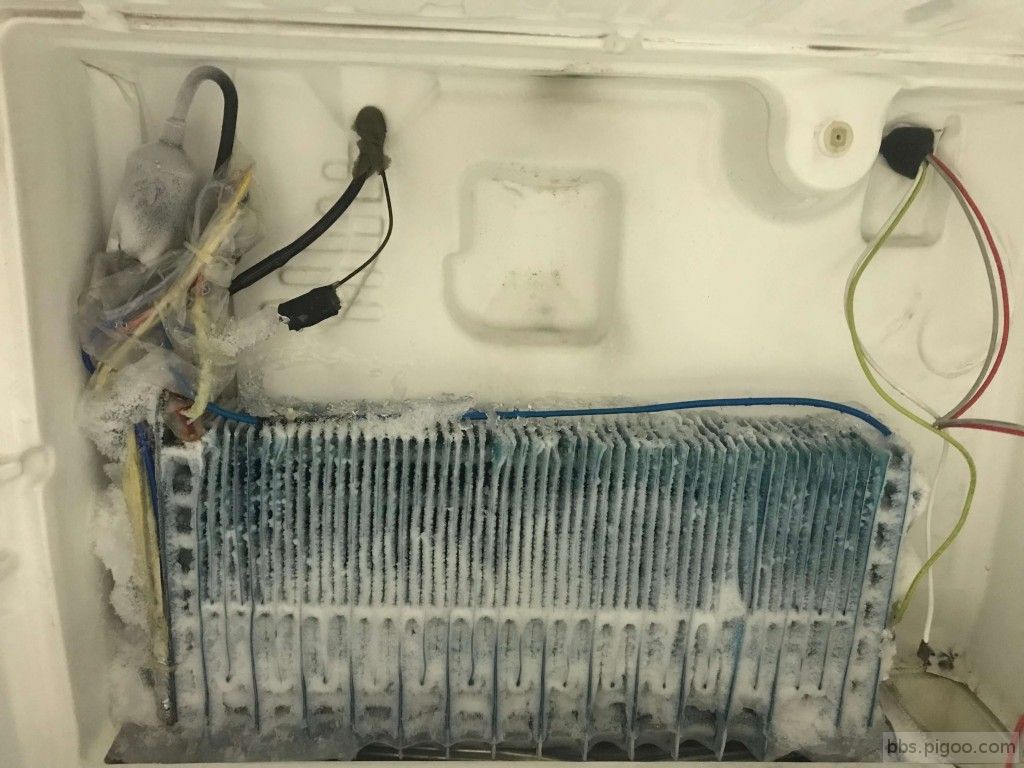 冰箱冷凍室拆開