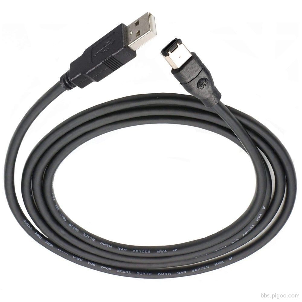 5-頻道連接線 1394 Firewire USB AM 轉 6P線USB轉1394聲卡連接 轉換接頭.jpg