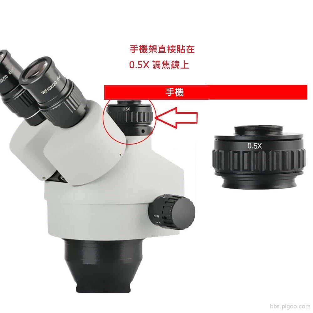 Parco Scientific CM-19 0.5X CTV  for Trinocular Stereo Microscope with 5mm C-CS .jpg