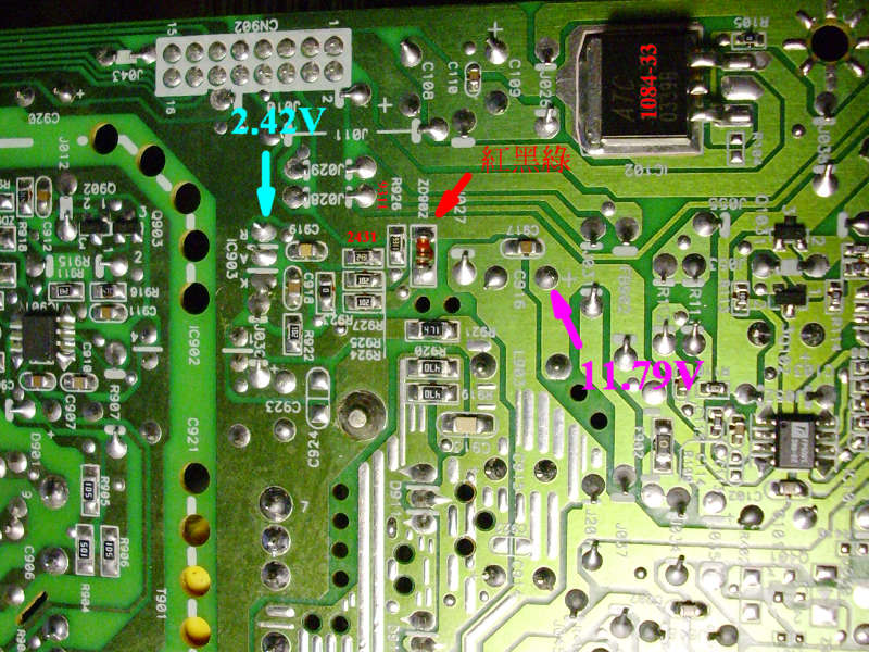 對 11.79V 不爽, 檢查TL431的電壓設定