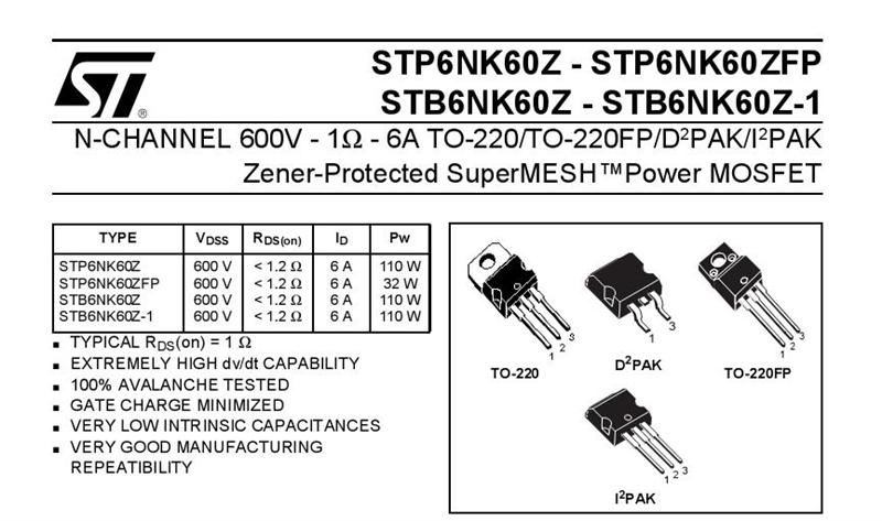 替代品　P6NK60ZFP