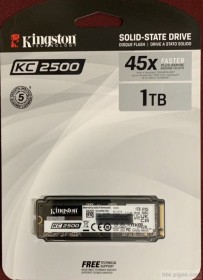 金士頓 Kingston KC2500 NVMe PCIe SSD 1000GB(1TB 固態硬碟 (SKC2500M8/10...
