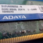 威剛 A-DATA DDR2-800 2G (終身保固) 良品 有2條 一條$350
